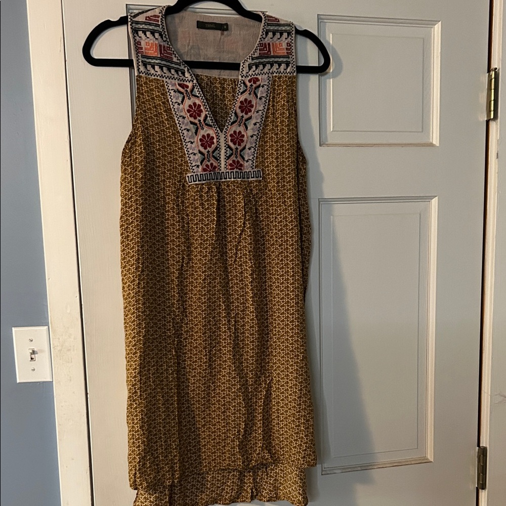THML Textured Cream Top